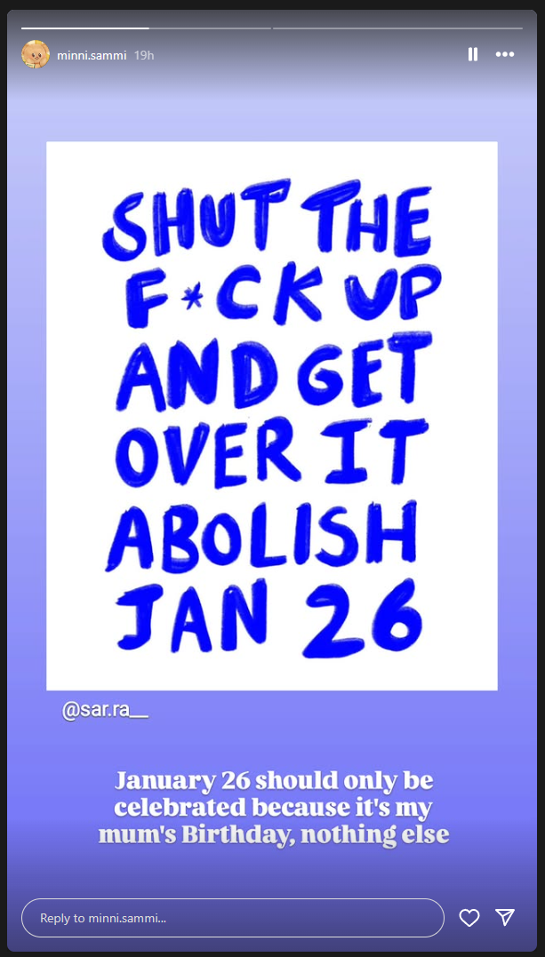 Samantha Pineda posting anti-Australian sentiments online